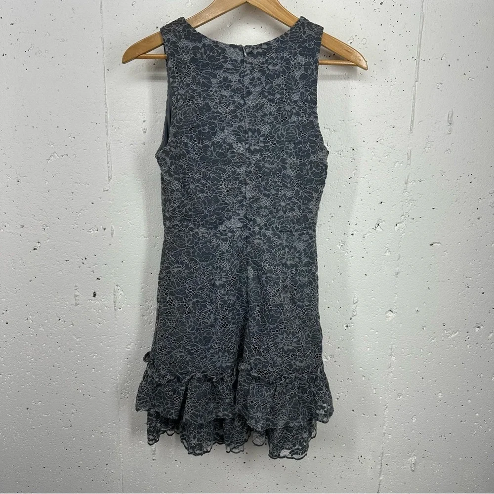 Altar'd State Size Small Nightshade Gray Lace Lined Dress NEW